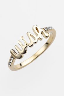 Ariella Collection Messages Wish Script Ring - Lyst
