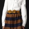Burberry Prorsum Hound Detail Silk Faille Shirt in White - Lyst