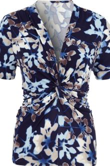 Cc Dandelion Print Jersey Top - Lyst