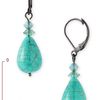 Dabby Reid SemiPrecious Crystal Drop Earrings in Blue (turquoise mix) - Lyst