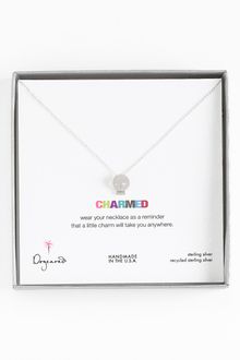 Dogeared Charmed Skull Pendant Necklace - Lyst