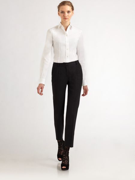 Dolce & Gabbana Cotton Shirt in White - Lyst