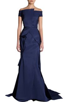 J. Mendel Off The Shoulder Gown - Lyst