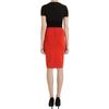 Narciso Rodriguez Colorblock Knit Dress in Red - Lyst