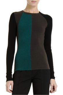 Narciso Rodriguez Colorblock Sweater - Lyst