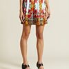 Givenchy Givenchy Womens Multiple Pleat Highwaisted Print Skirt in Multicolor (multicolour) - Lyst