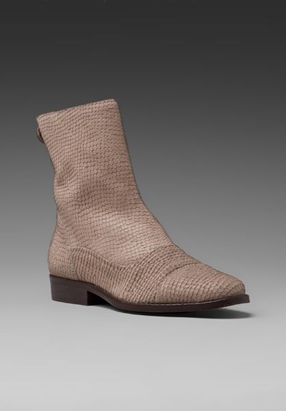 Jeffrey Campbell Anieli Boot in Brown (taupe snake) - Lyst