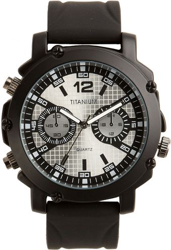 Titanium Neon Marker Analog Watch - Lyst
