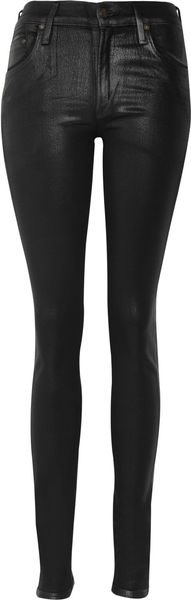 Citizens Of Humanity Rocket Waxed Highrise Skinny Jeans - Lyst