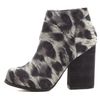 Jeffrey Campbell Hanger Suede Snow Leopard Print Booties in Gray (grey) - Lyst