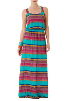 Michael Stars Sunset Stripe Racerback Maxi Dress - Lyst