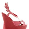 Modcloth All Fired Up Wedge in Red (flame) - Lyst