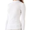 T By Alexander Wang Mock Neck Thermal Top in White - Lyst