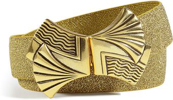 Anna Sui Gold Sparkle Belt - Lyst