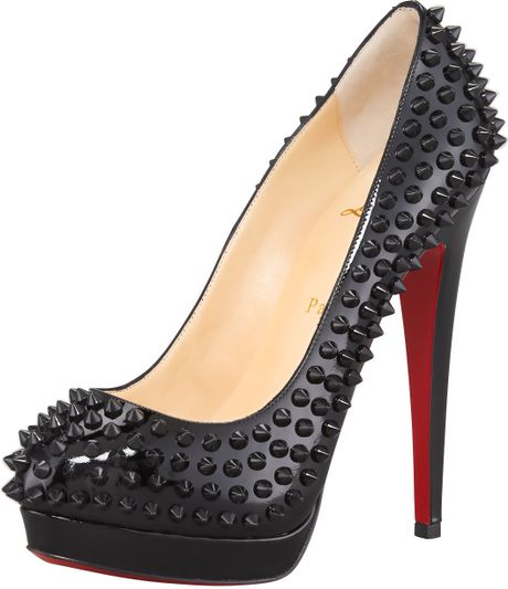 Christian Louboutin Alti Spiked Pump in Black - Lyst