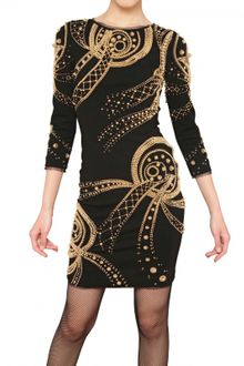 Emilio Pucci Beaded Viscose Milano Stitch Dress - Lyst