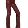 Emilio Pucci Flared Nappa Leather Trousers in Red (bordeaux) - Lyst