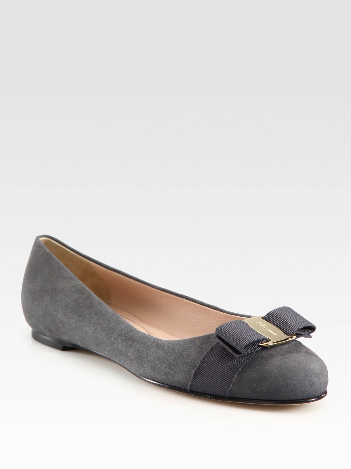 charcoal ballet flats