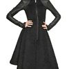 Gareth Pugh Nappa Sleeves On Alpaca Mohair Wool Coat in Black - Lyst
