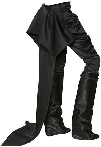 Givenchy Heavy Silk Viscose Satin Trousers - Lyst