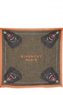 Givenchy Wool Cashmere Gauze Rottweiler Scarf - Lyst