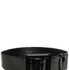 Lanvin 50mm Covered Buckle Patent Leather Belt in Black - Lyst