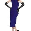 Lanvin Neoprene Pencil Dress in Blue - Lyst