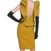 Lanvin Neoprene Dress in Yellow - Lyst