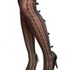 Red Valentino Stitched Bows Over The Knee Socks in Black - Lyst