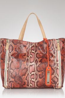 Sam Edelman Tote Python Genevieve Zippered - Lyst