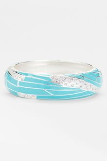 Sequin Large Insect Wing Enamel Bangle - Lyst