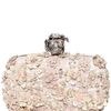 Alexander Mcqueen Skull Flower Jacquard Box Clutch in Beige (nude) - Lyst
