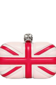 Alexander McQueen Britannia Skull Box Clutch - Lyst