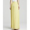 Alice + Olivia Maxi Skirt Viva Pleated in Yellow (light yellow) - Lyst