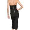 Balmain Viscose Silk Milano Stitch Dress in Black - Lyst