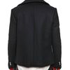 Balmain Wool Pea Coat in Blue for Men (navy) - Lyst
