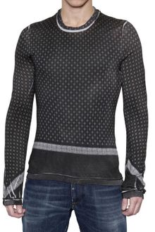 Dolce & Gabbana Printed Cashmere Sweater - Lyst