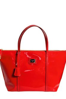 Dolce & Gabbana Miss Escape Polished Leather Tote - Lyst