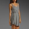 Dolce Vita Yulia Tank Dress in Navycream in Blue (navy & cream) - Lyst