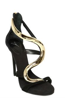 Giuseppe Zanotti 110mm Suede Wave Sandals - Lyst