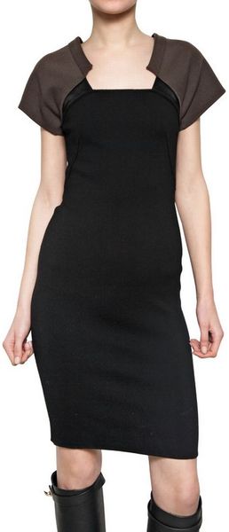 Givenchy Wool Milano Stitch Dress - Lyst