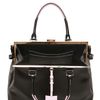 Jil Sander Medium Sporty Madame Matt Leather Bag in Black - Lyst