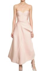 Jil Sander Bonded Stretch Techno Satin Dress