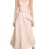 Jil Sander Bonded Stretch Techno Satin Dress in Pink - Lyst