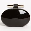 Jimmy Choo Calista Clutch in Black - Lyst
