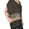 Jimmy Choo Large Canisa Sequined Clutch in Gold - Lyst