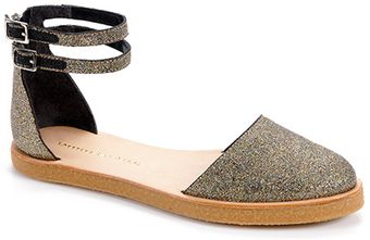Loeffler Randall Odette Crepe Sole Flat - Lyst