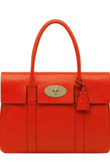 Mulberry Bayswater Shiny Grained Leather Bag - Lyst