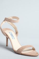 Prada Suede Ankle Strap Sandals