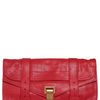 Proenza Schouler Ps1 Pochette Lux Leather Clutch in Red - Lyst